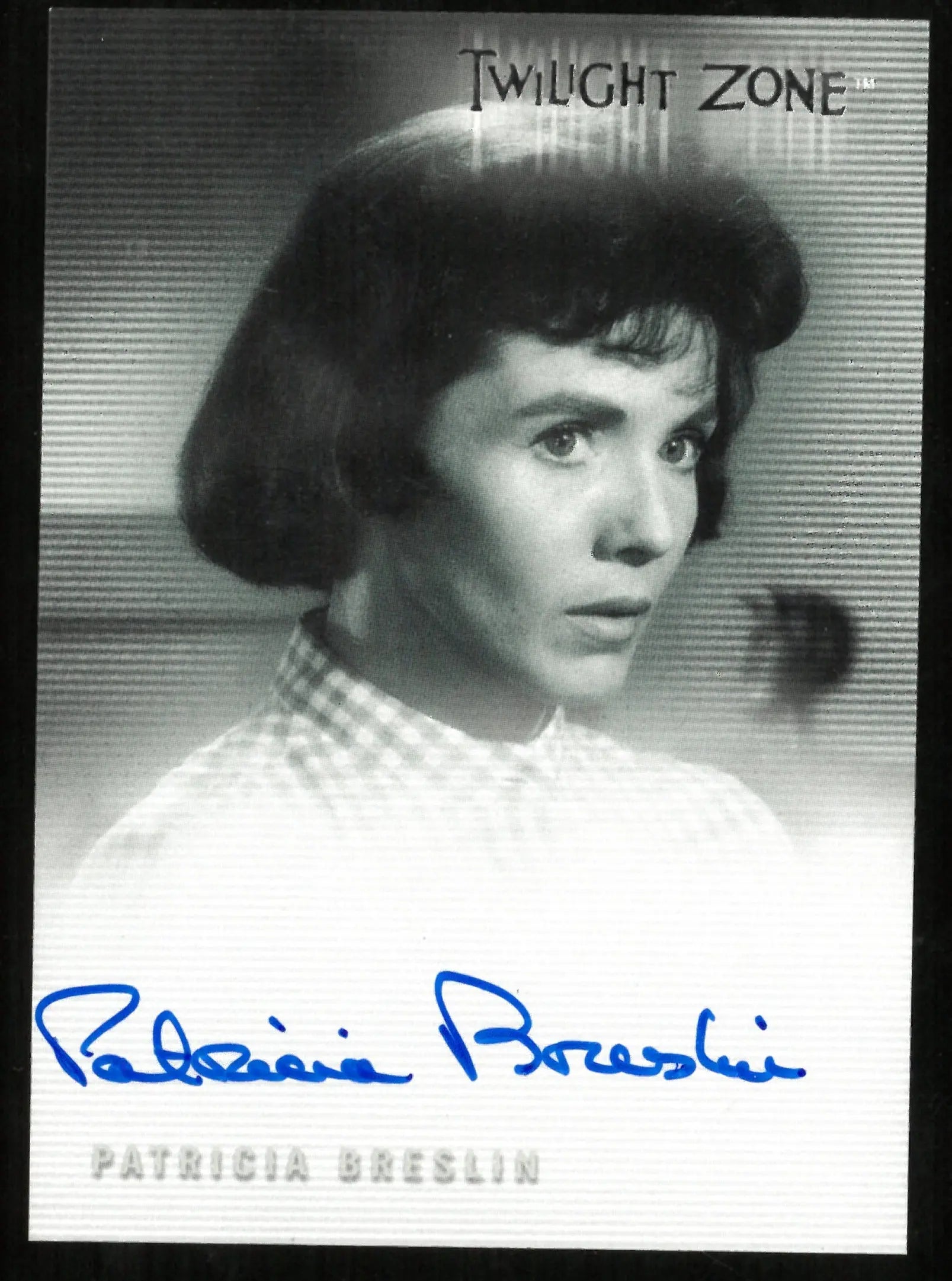 Patricia Breslin As Pat Carter Twilight Zone Auto Autograph #A-40 