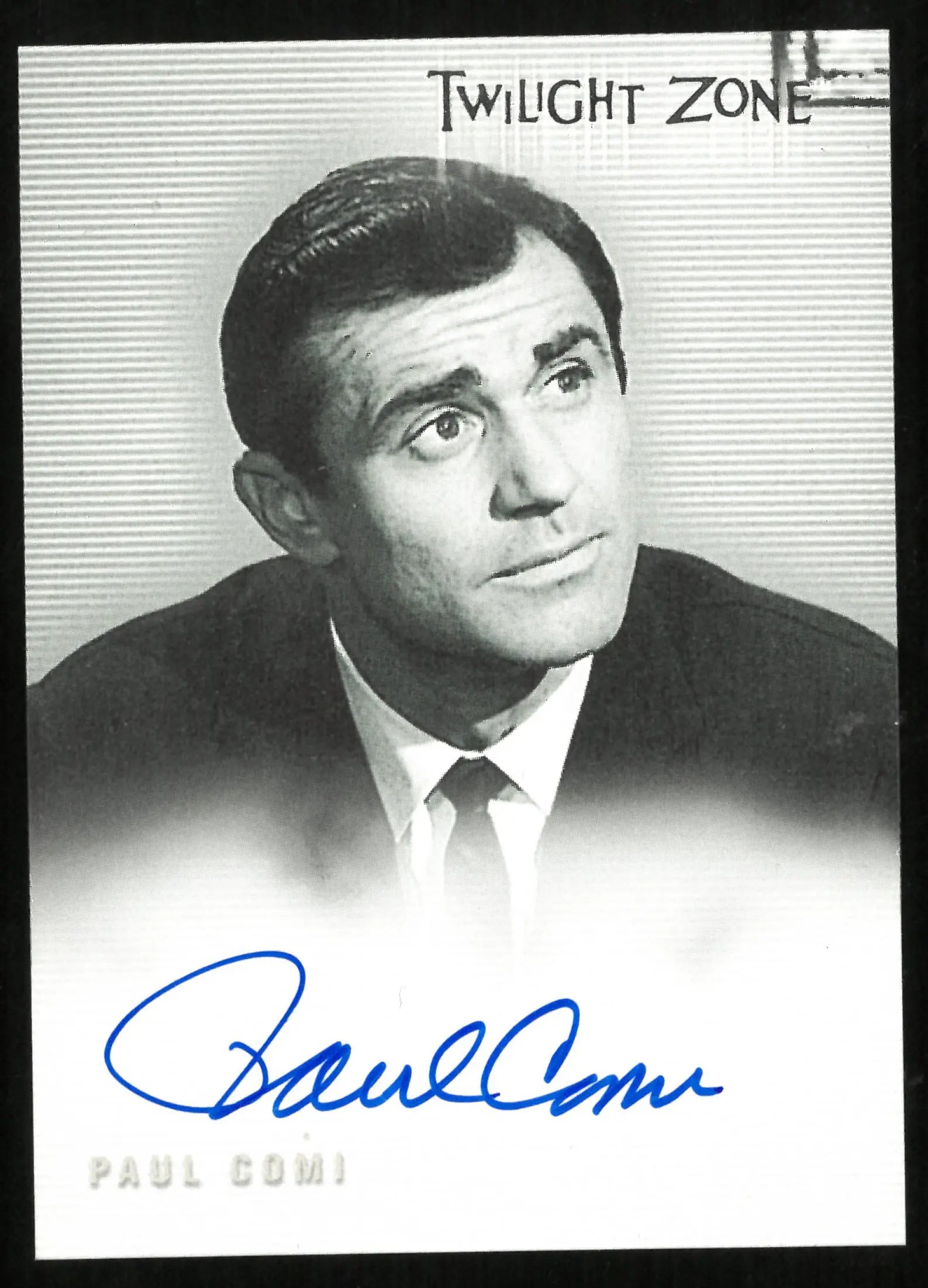 Paul Comi as The Psychiatrist Twilight Zone Auto Autograph #A-156 