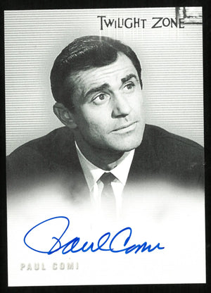 Paul Comi as The Psychiatrist Twilight Zone Auto Autograph #A-156 
