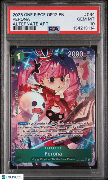 PSA10 ペローナ PERONA SPECIAL ALTERNATE ART Perona-Alternate-Art-PSA-10-