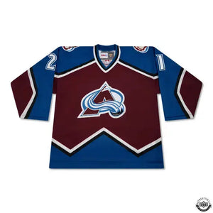 Peter Forsberg Autographed Authentic Red CCM Colorado Avalanche Jersey 