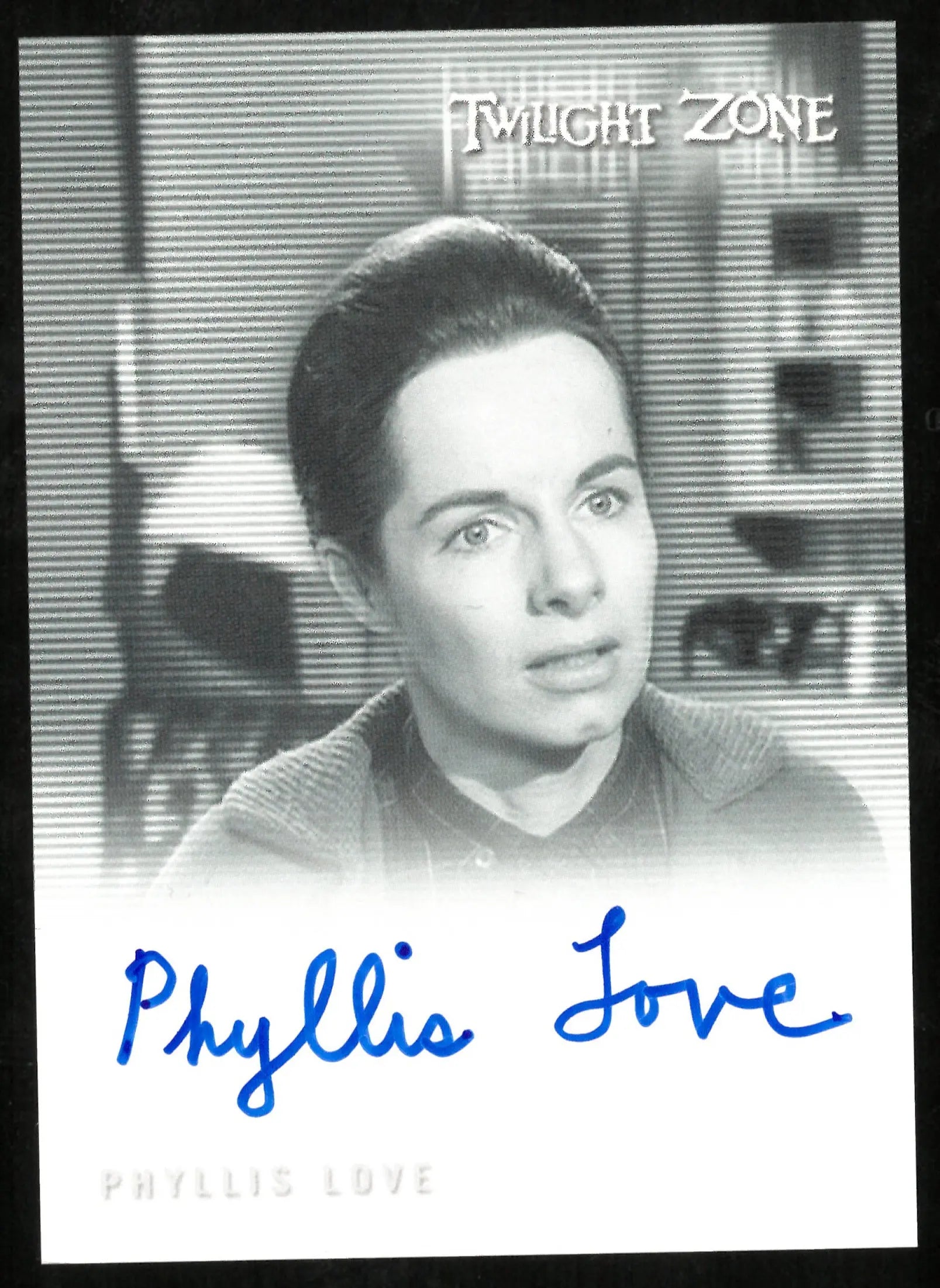 Phyllis Love as Mrs. Lucas Twilight Zone Auto Autograph #A-114 