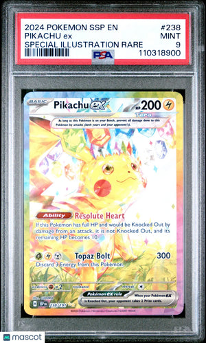 Pikachu PSA 9 2024 SIR 238/191 EX Surging Sparks Pokemon 