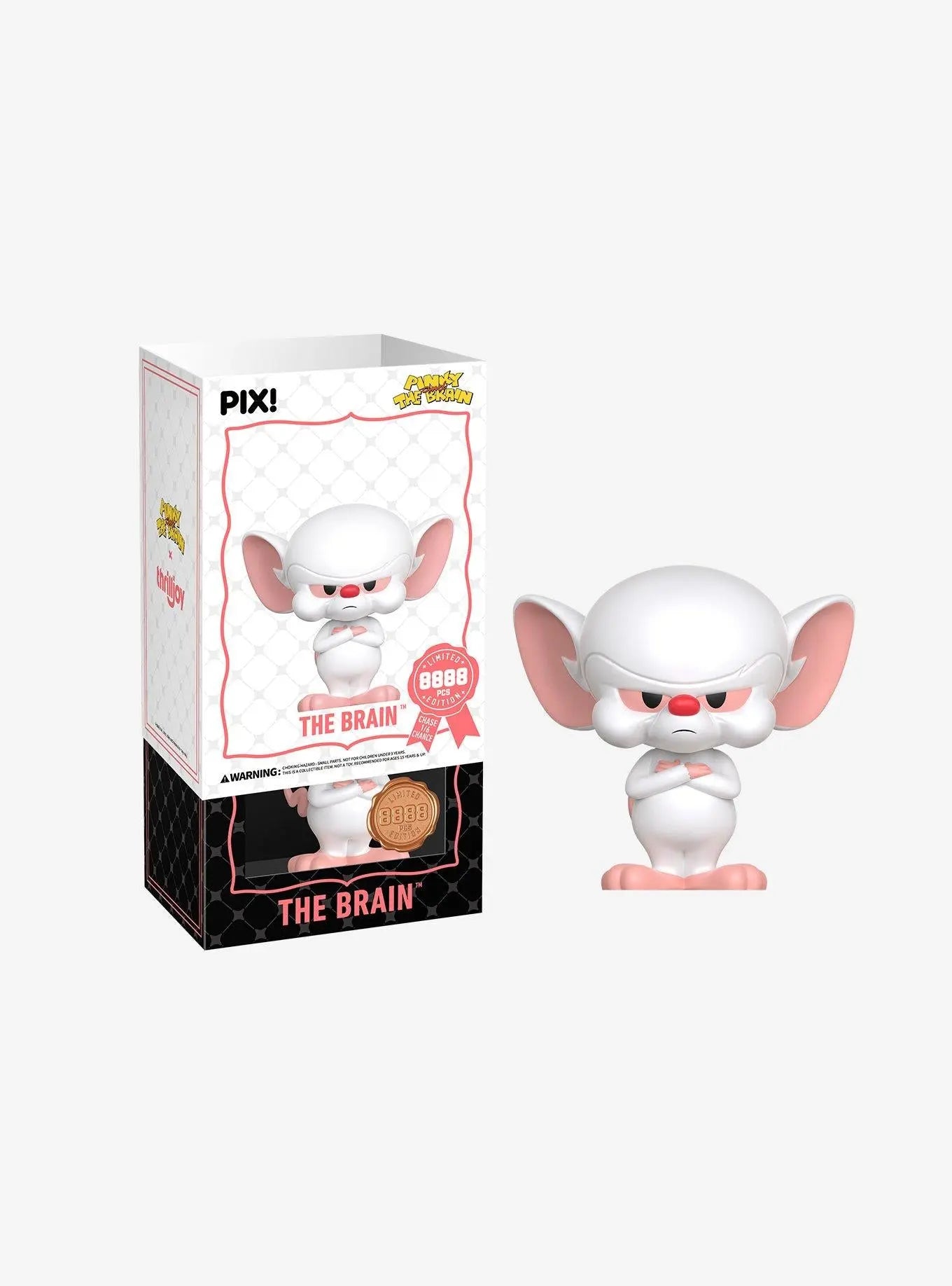 Pinky and the Brain "Brain" PIX! Collectible Figure 