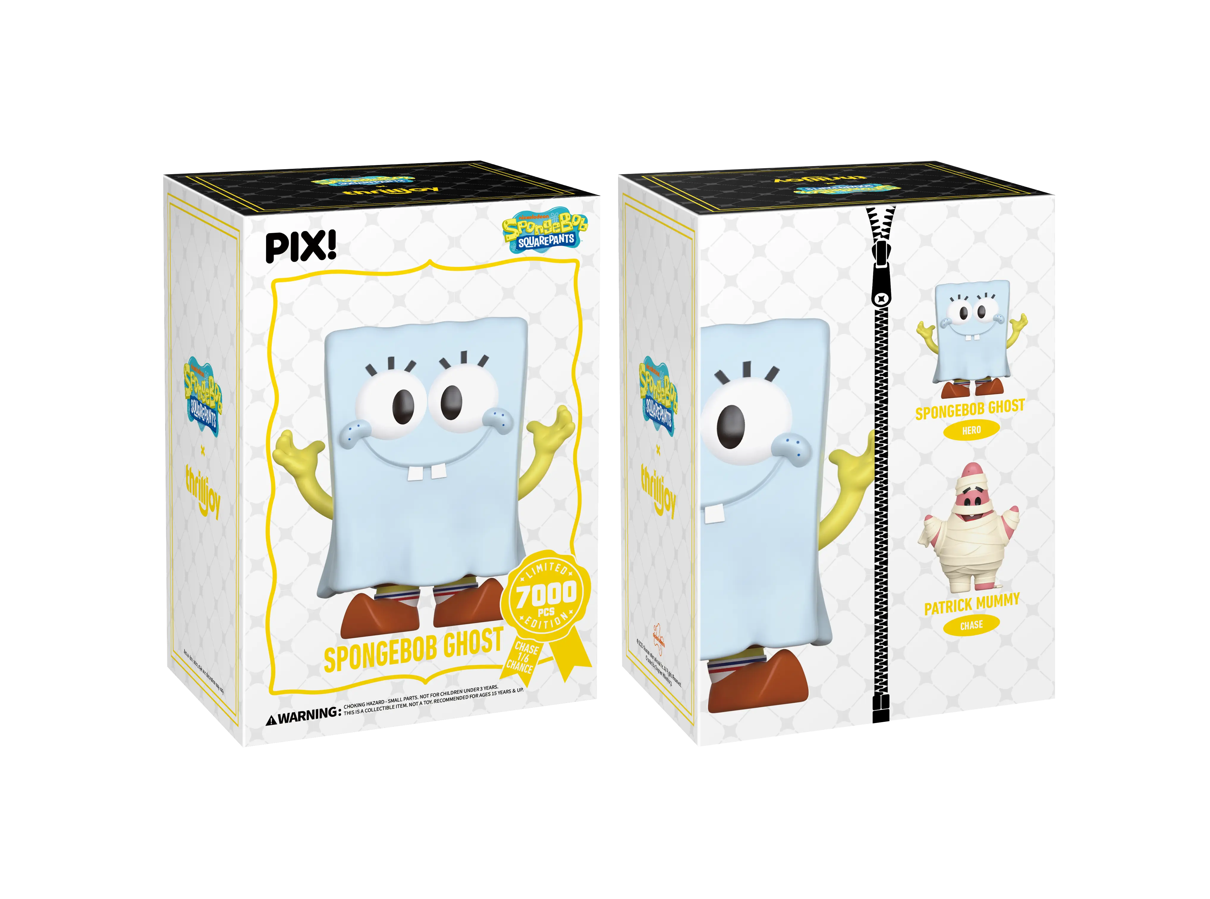 Pix! Squarepants Spongebob (Ghost) 