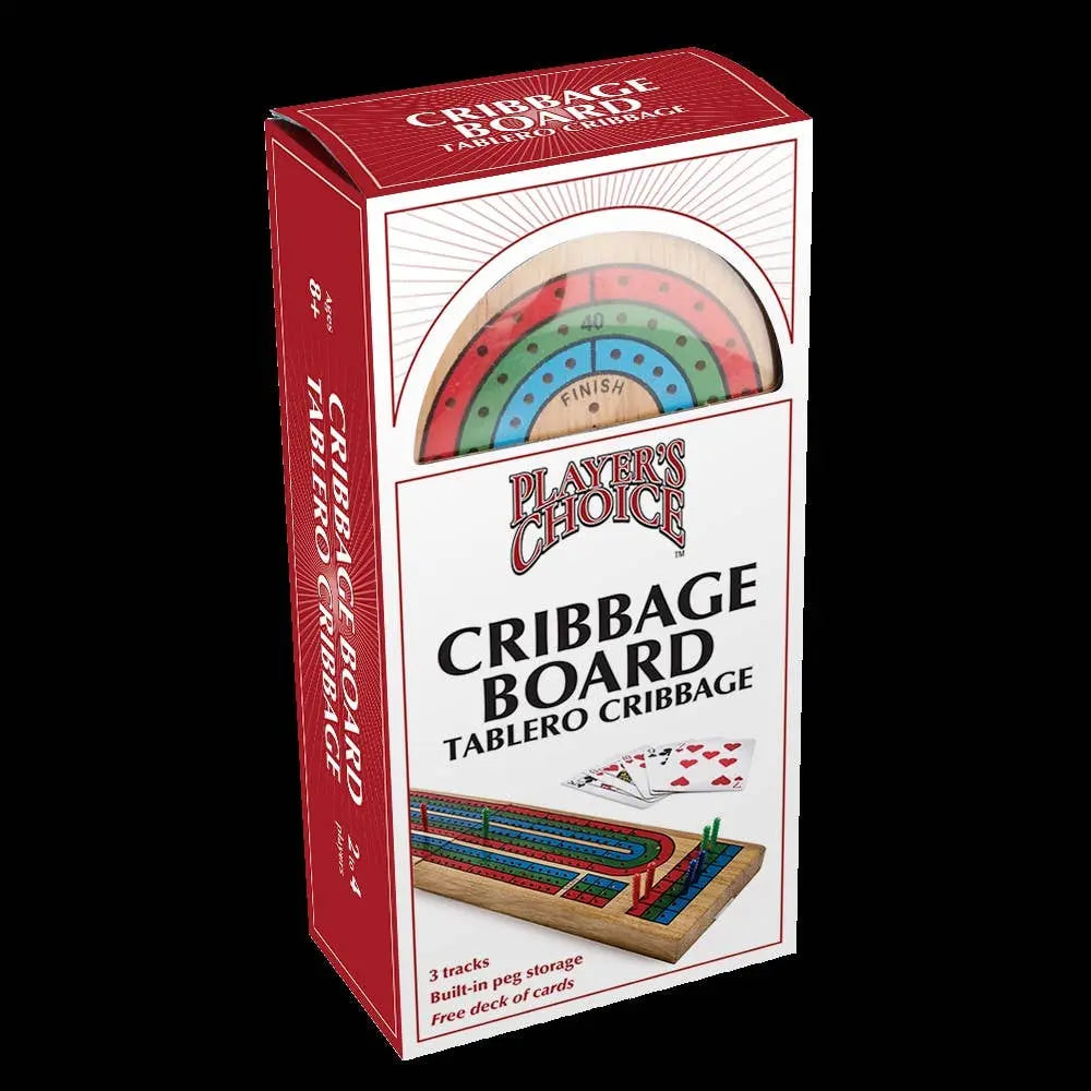 Player's Choice 3-Track Cribbage Board 