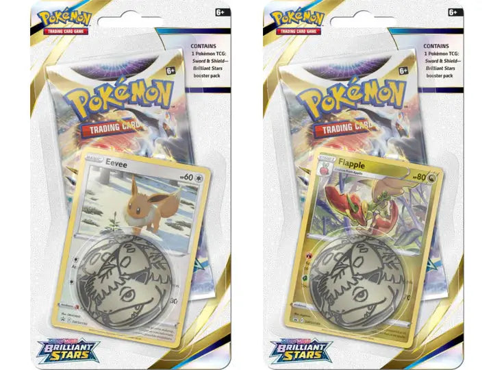 Pokemon Brilliant Stars Checklane Blister ( 1 Pack Art Chosen At Random) 