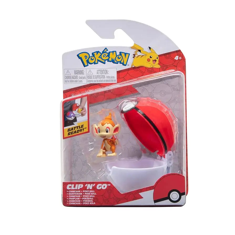 Pokémon Clip 'N' Go Chimichar Dive Ball 