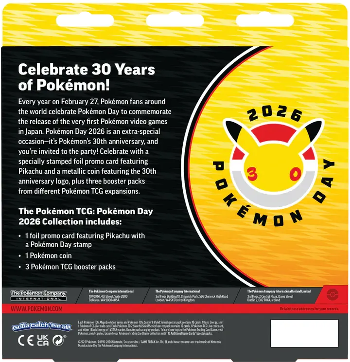 Buy Pokemon Day 2026 Collection: Exclusive Limited Edition Items