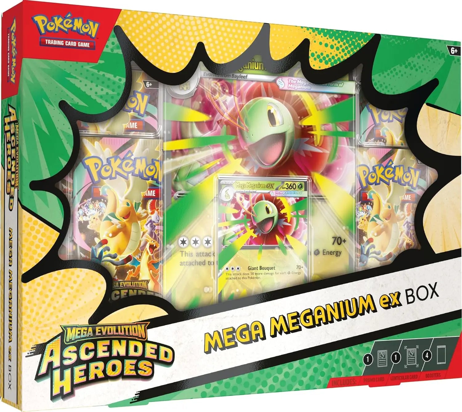 Pokémon ME025 Ascended Heroes Mega Meganium EX Box 