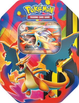 Pokemon Mega Charizard Tin Mega Charizard Y EX (1 Art Chose at Random) 
