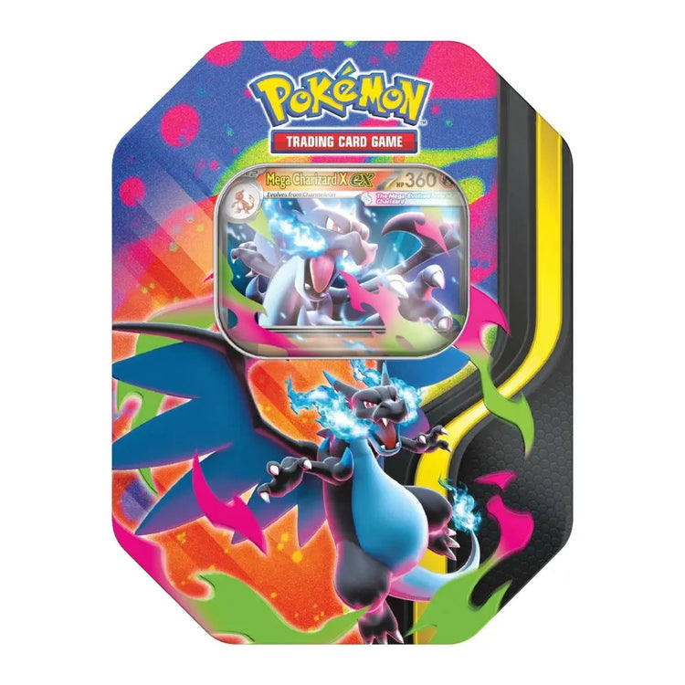 Pokemon Mega Charizard Tin Mega Charizard Y EX (1 Art Chose at Random) 