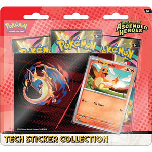 Pokemon Mega Evolution Ascended Heroes Tech Sticker Collection Charmander (Pre-Order) 