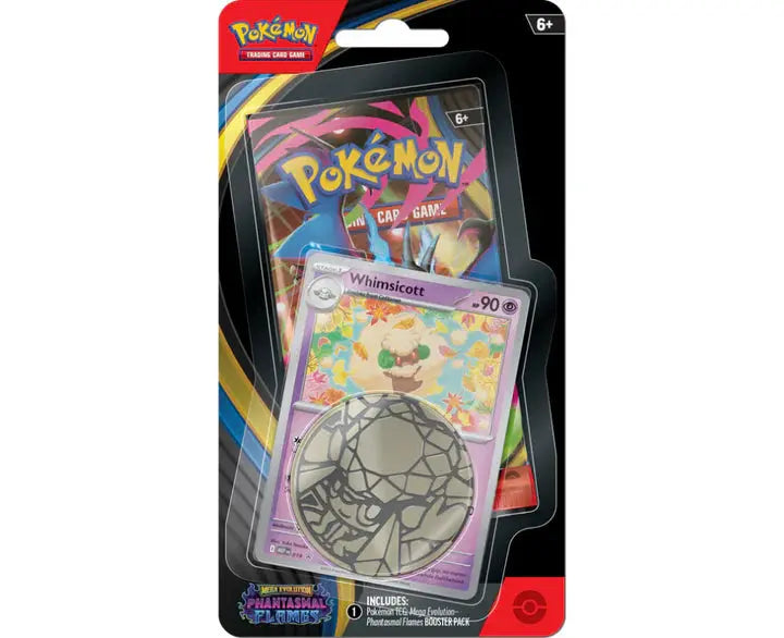 Pokemon Mega Evolution Phantasmal Flames Checklane Blister (1 Pack Art Picked at Random) 