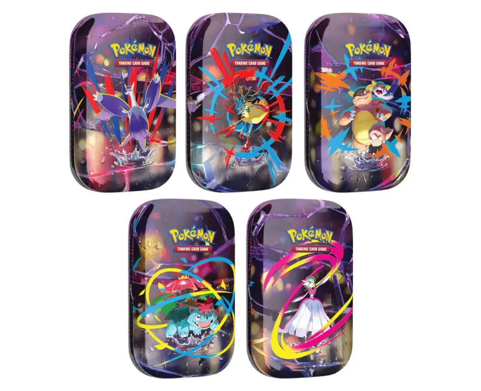 Pokemon Mega Heroes Mini Tin (1 Tin Art Picked At Random) 