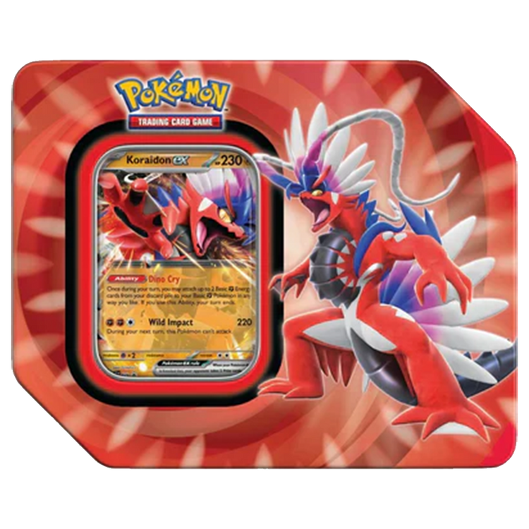 Best Price Pokemon Paldea Legends Tin Koraidon Ex | Top Collection Deals Best Price Pokemon Paldea Legends Tin Koraidon Ex | Top Collection Deals