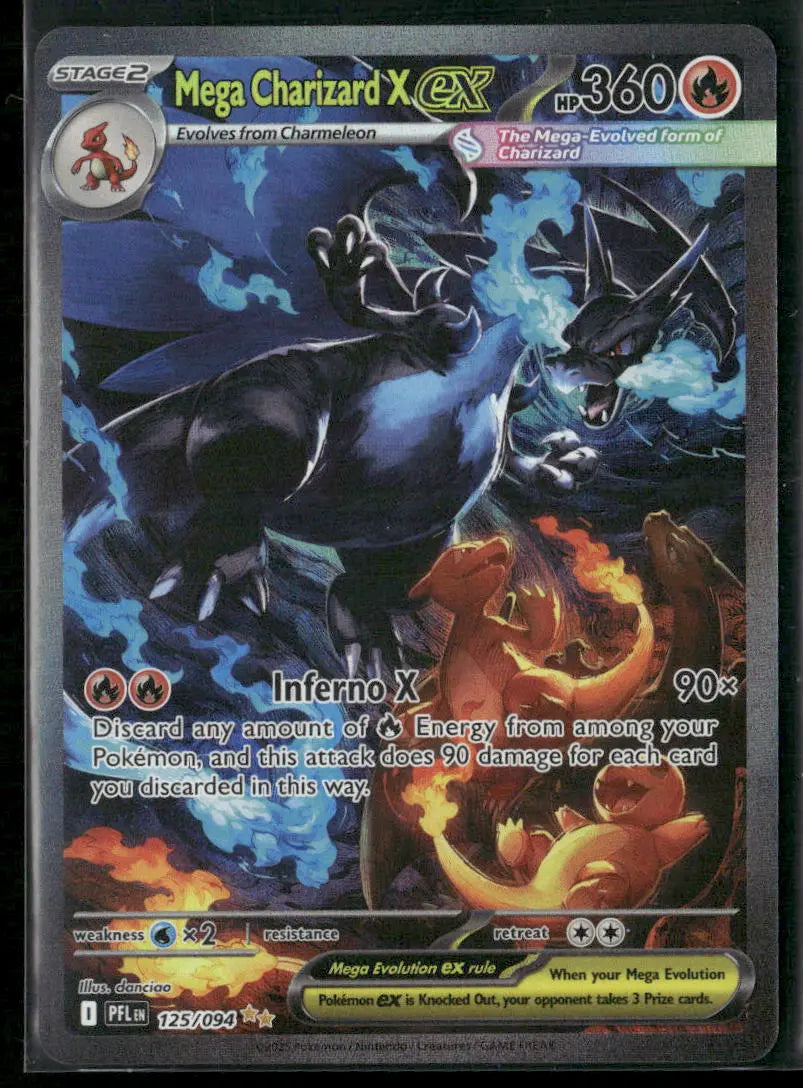 Buy Rare Mega Charizard X ex 125/094 - Phantasmal Flames Card