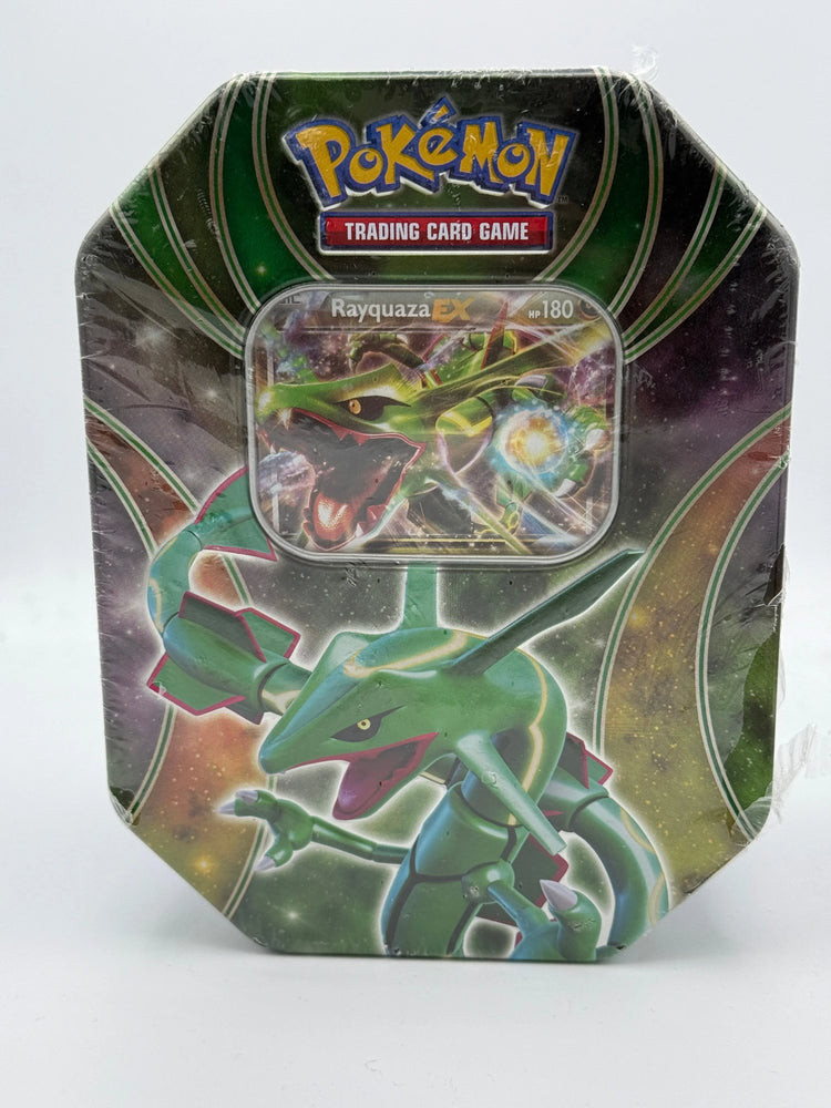 Pokemon Powers Beyond Tins Rayquaza EX 