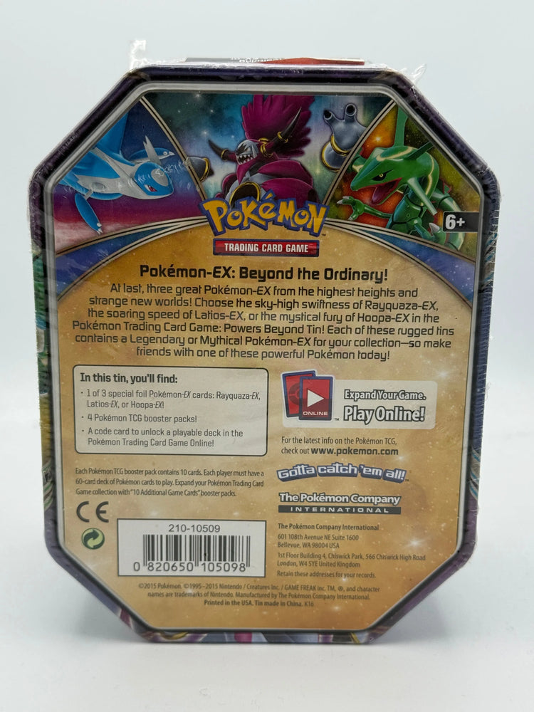 Pokemon Powers Beyond Tins Rayquaza EX 