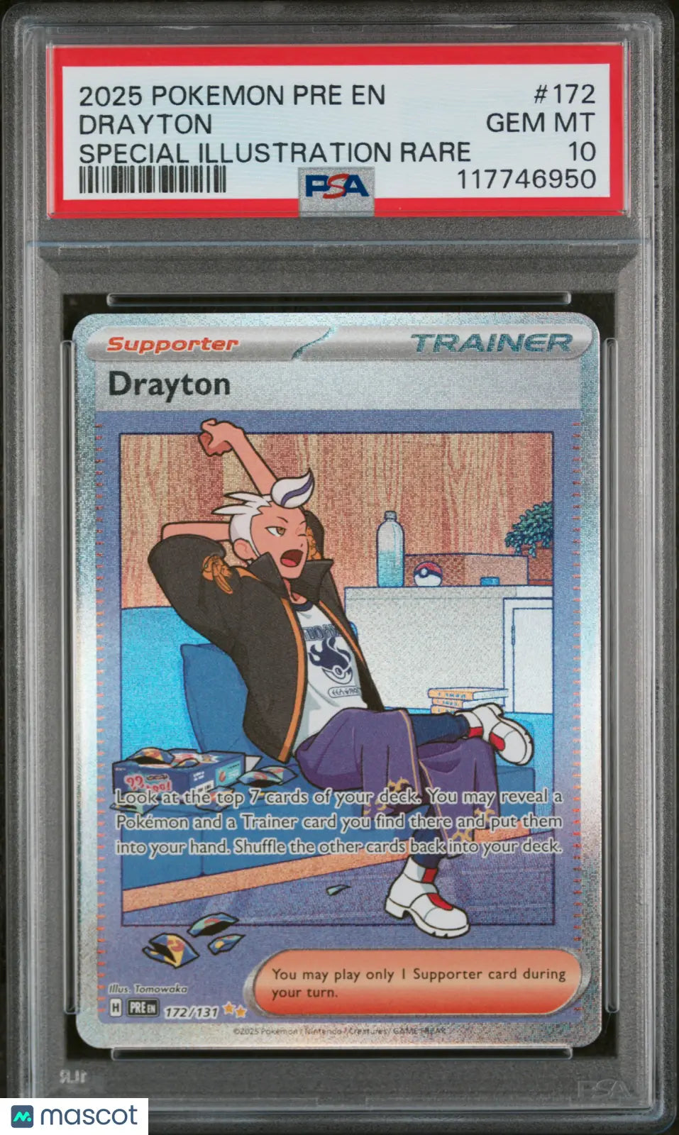 Pokemon Prismatic Evolutions Drayton Special Illustration Rare PSA 10 172/131 