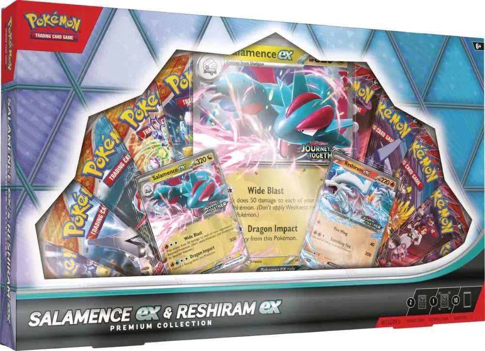 Pokemon Salamence EX & Reshiram EX Premium Collection 