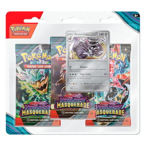 Pokemon Scarlet And Violet Twilight Masquerade 3 Pack Blister Revavroom 1