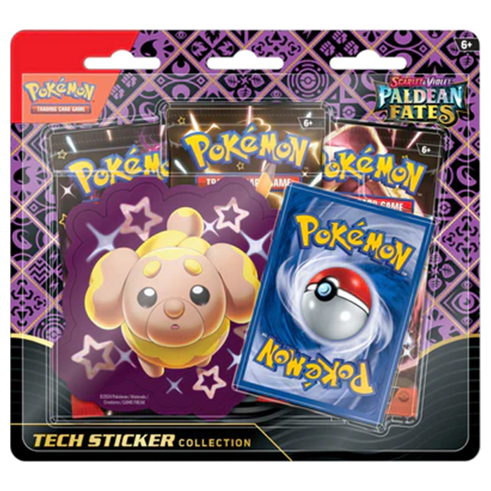 Pokemon Scarlet & Violet Paldean Fates Tech Stickers - Fidough Collection