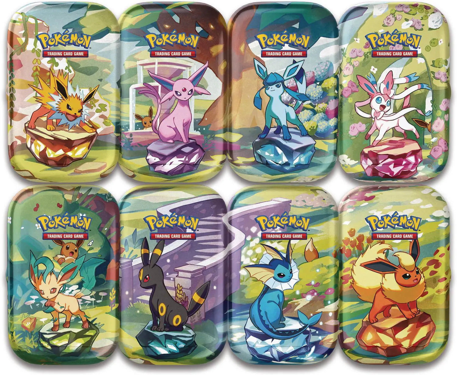 Pokemon Scarlet & Violet Prismatic Evolutions Mini Tin ( 1 Tin Picked at Random) 