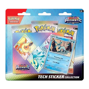 Pokemon Scarlet & Violet Prismatic Evolutions Tech Sticker Collection Glaceon (PRE ORDER) 