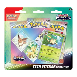 Pokemon Scarlet & Violet Prismatic Evolutions Tech Sticker Collection Leafeon 