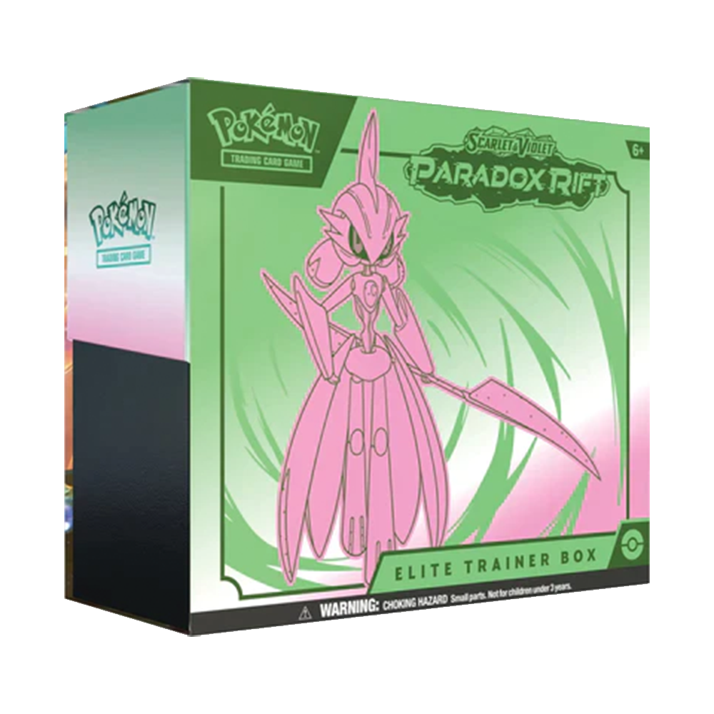 Pokemon Scarlet and Violet Paradox Rift Elite Trainer Box Iron Valiant 