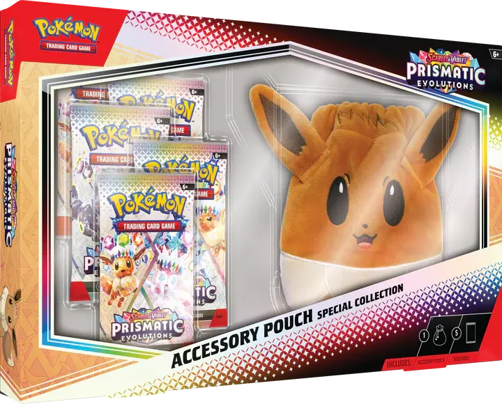 Pokemon Scarlet and Violet Prismatic Evolutions Accessory Pouch Special Collection 