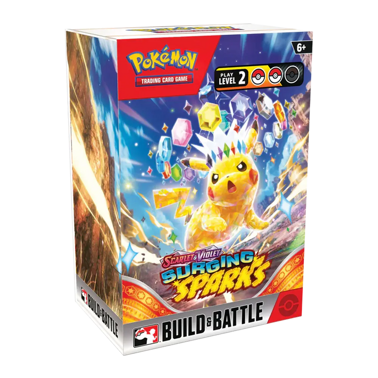 Pokemon Scarlet and Violet Surging Sparks Build and Battle Kit 