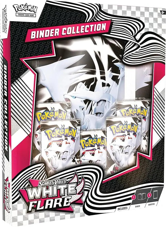 Pokemon Scarlet and Violet White Flare Binder Collection 