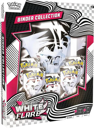 Pokemon Scarlet and Violet White Flare Binder Collection 