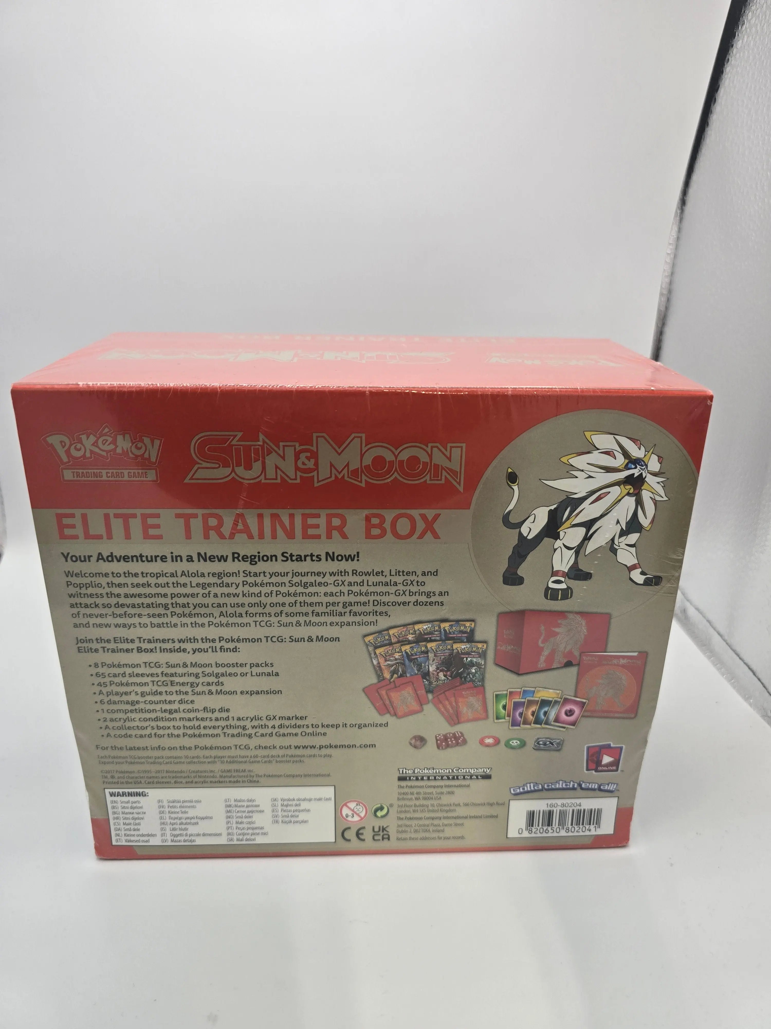 Pokemon Sun & Moon Base Elite Trainer Box ETB Factory Sealed 