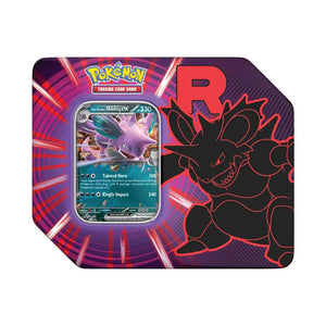 Pokemon Team Rocket Tins Team Rocket’s Nidoking ex 