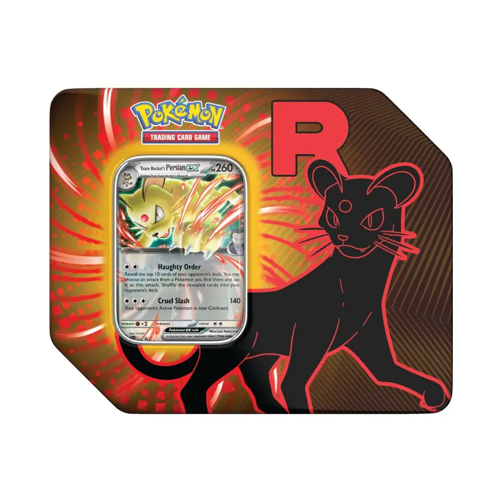 Pokemon Team Rocket Tins Team Rocket’s Persian ex 