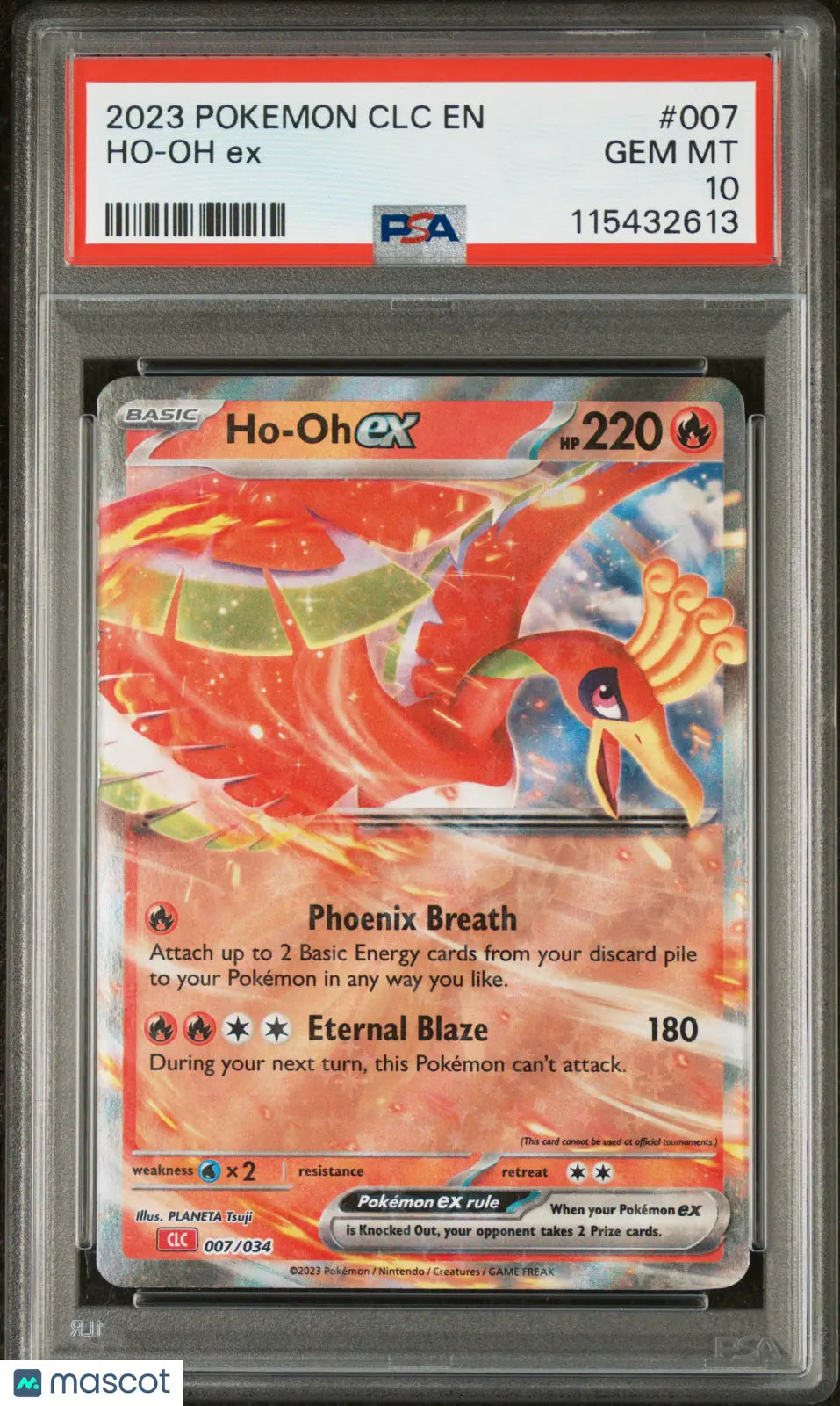 PSA 10 Classic Charizard & Ho-Oh EX Deck