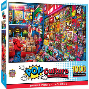 Pop Culture - Retro Comic Bliss 1000 Piece Jigsaw Puzzle 