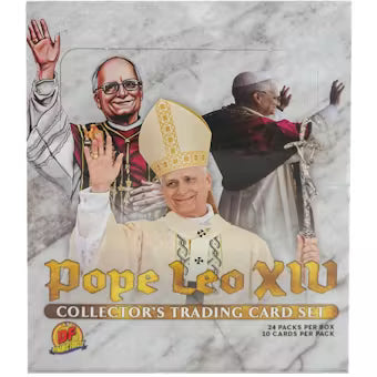 Pope Leo XIV Collector's Trading Card Set Hobby Box 