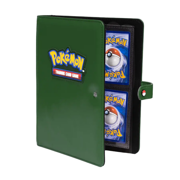 2x2 card binder Premium Pokemon Card Binder 4 Pocket Green