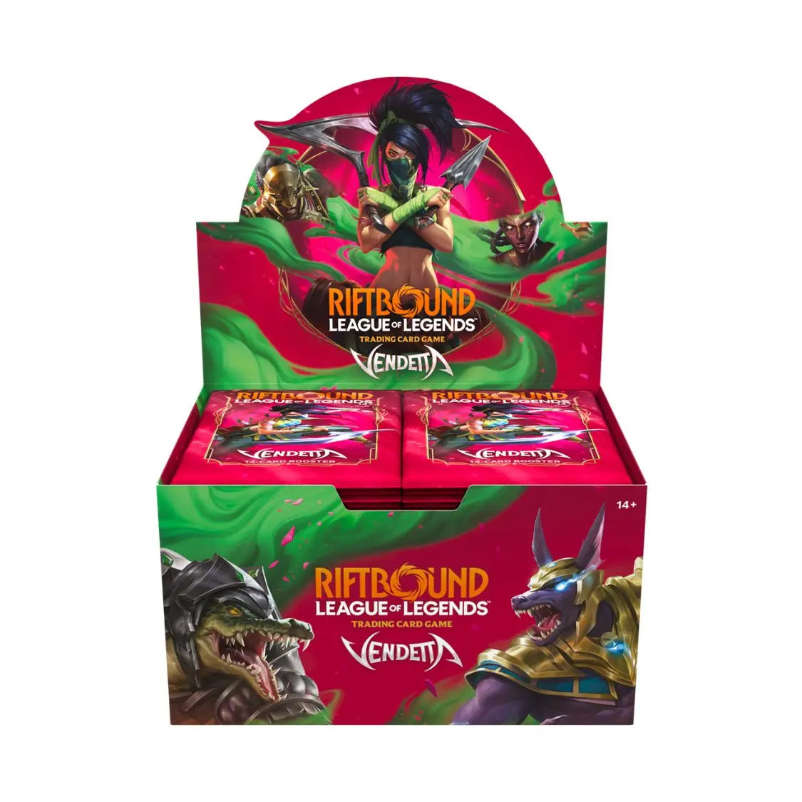 Riftbound League of Legends TCG Vendetta Booster Display 