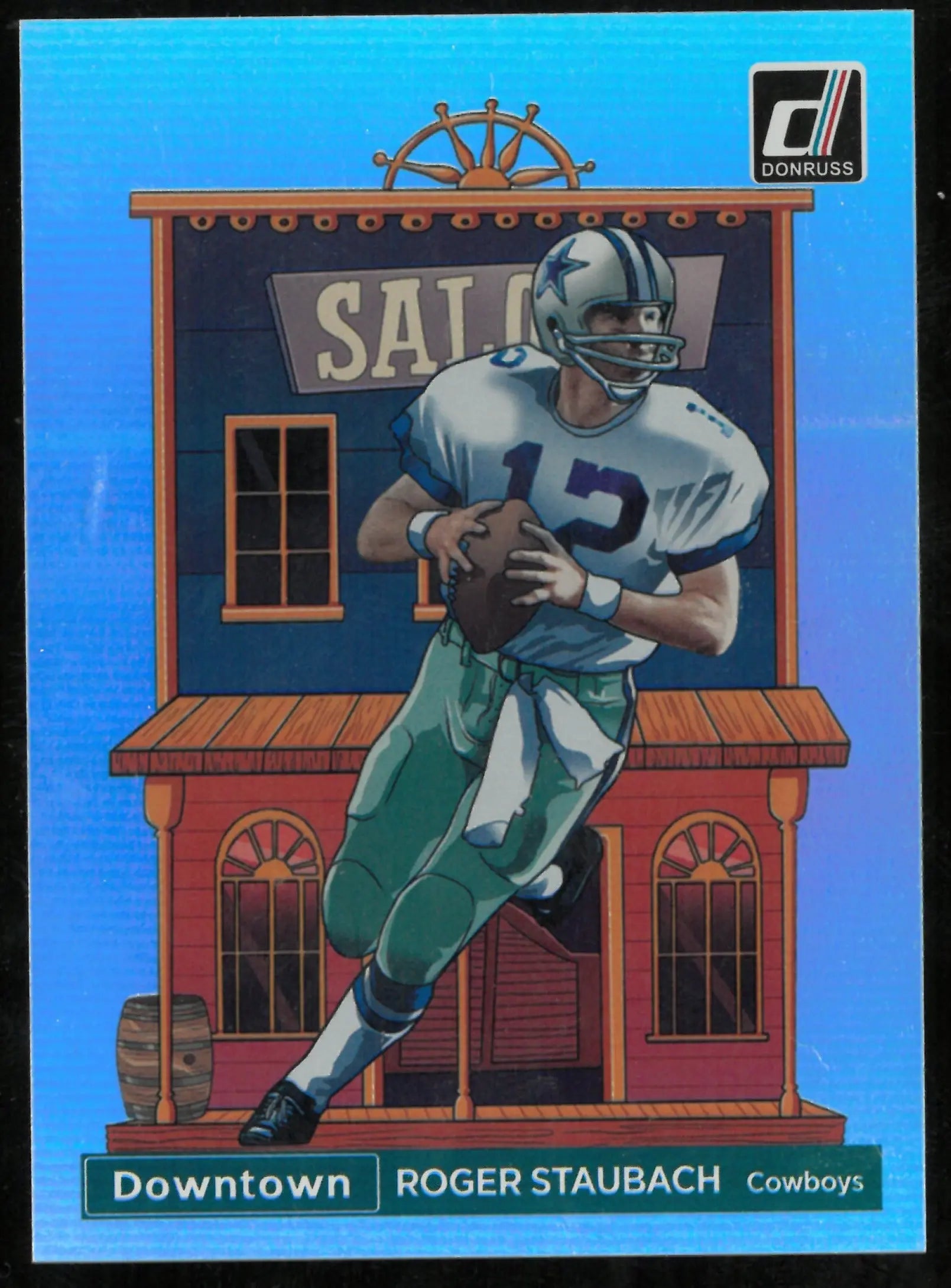 Roger Staubach Downtown SSP 2022 Panini Donruss HOF 