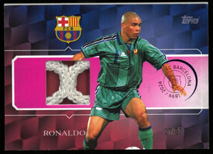 Ronaldo /99 Topps FC GN-R9 Barcelona Goal Net Relic 2024-25 