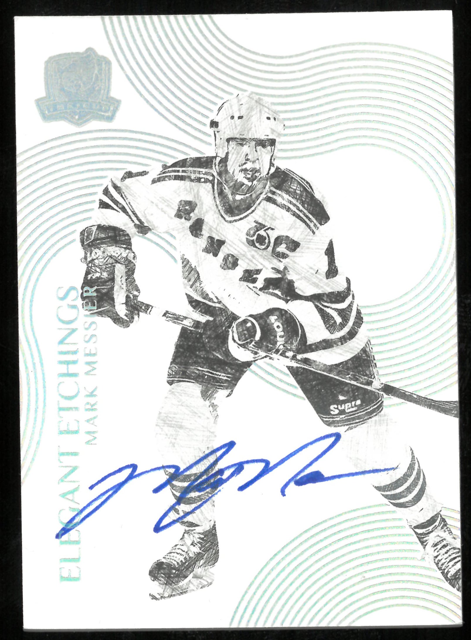 2024-25 UD The Cup Elegant Etchings Auto Mark Messier
