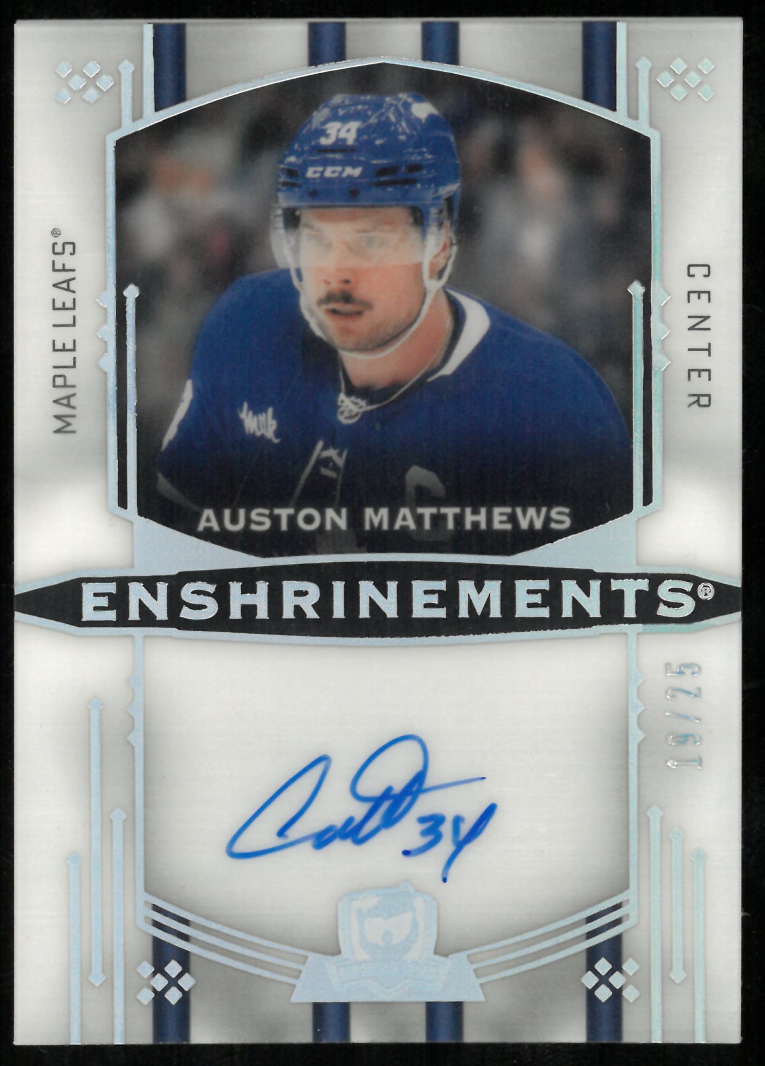 2024-25 UD The Cup Enshrinements Auto Auston Matthews /25