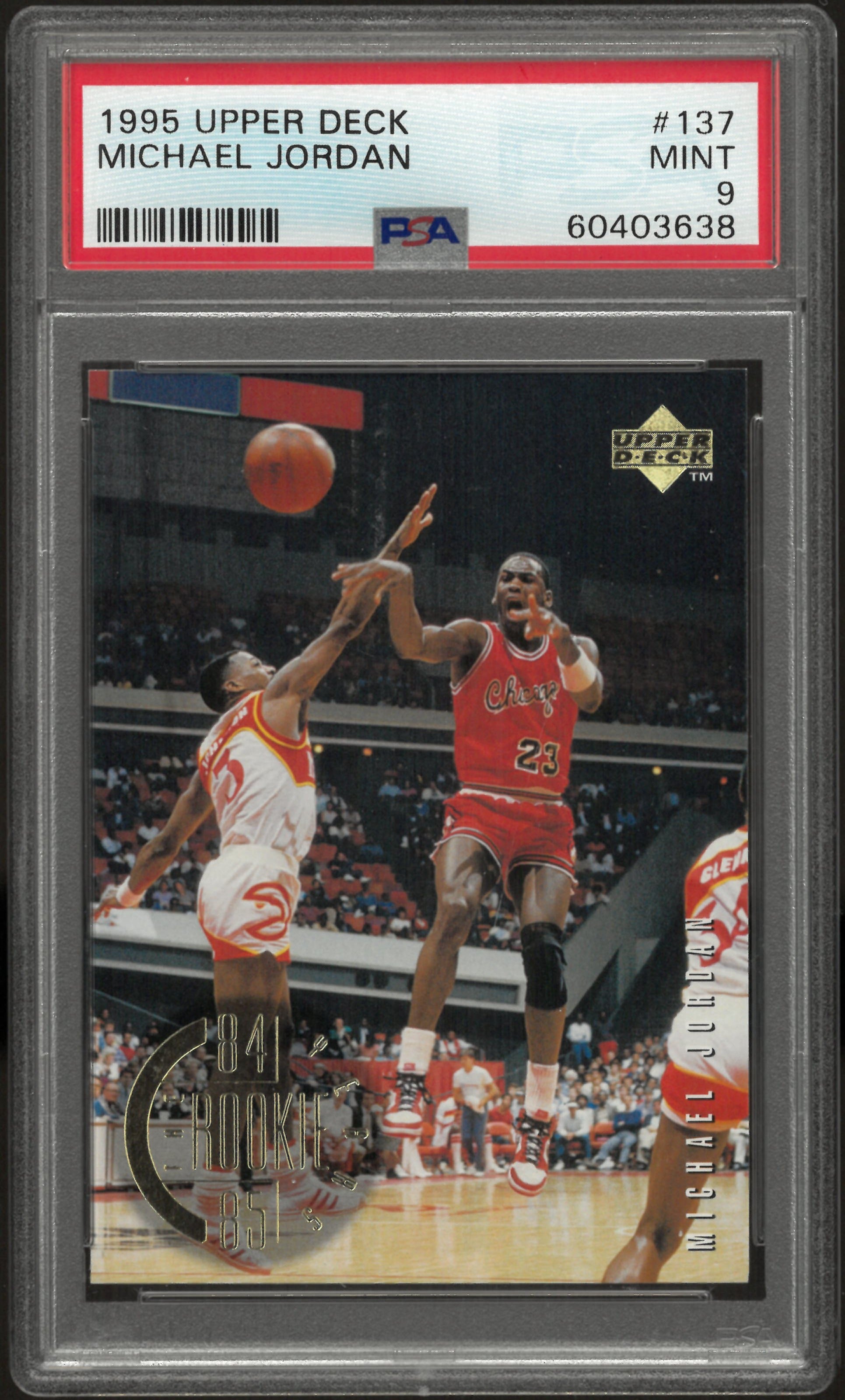 1995 Upper Deck Basketball Michael Jordan #137 PSA 9