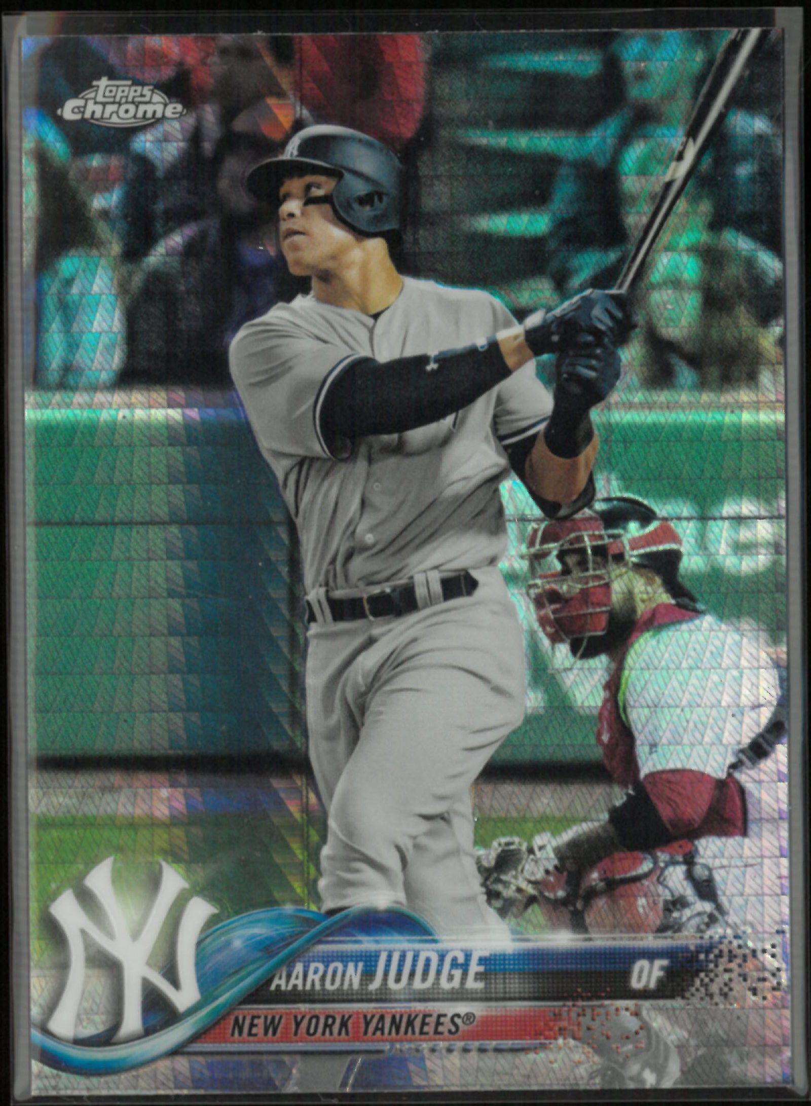 2018 Topps Chrome Aaron Judge Prism Refractor