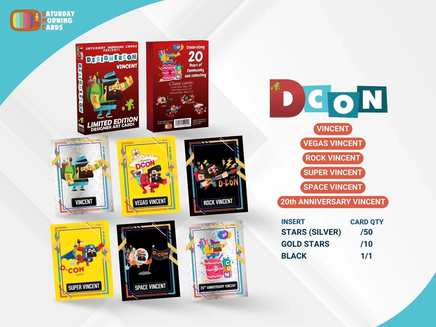 Saturday Morning Cards Designer Con Exclusive Vincent (Single Card) 